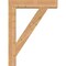 Ekena Millwork Traditional Block Smooth Bracket w/ Offset Brace, Western Red Cedar, 7 1/2"W x 36"D x 48"H BKT0806X36X48TRA05SWR - alternate 3